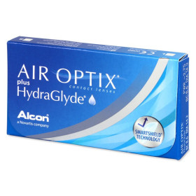 Alcon Air Optix Plus HydraGlyde 3шт.  контактные линзы месячной замены