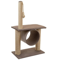 ДАРЭЛЛ когтеточка "Берлога" 2-х уровневая с балконом 44х45хh62см
