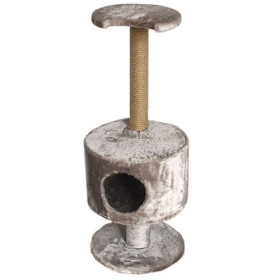 RedPlastic Когтеточка домик Чип круглый на ножке 38*38*93 РП 8343