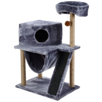 Зоомарк Игровой комплекс для кошек "Мурка", мех 