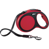 FLEXI Рулетка New Comfort лента 5 м черный/ красный