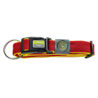 Hunter ошейник для собак Maui сетчатый текстиль красный