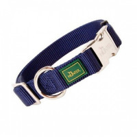 Hunter ошейник для собак ALU-Strong нейлон с металлической застежкой темно-синий