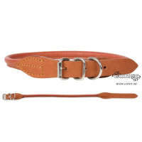 Корекс ошейник кожаный круглый №10