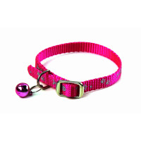 Каскад ошейник нейлон со светоотражающим рисунком 12мм*30см