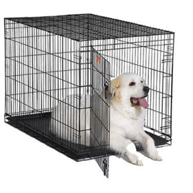 MidWest клетка iCrate 122х76х84h см 1 дверь черная