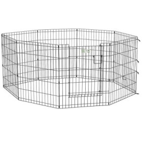 MidWest вольер Life Stages 8 панелей 61х76h см с дверью-MAXLock черный