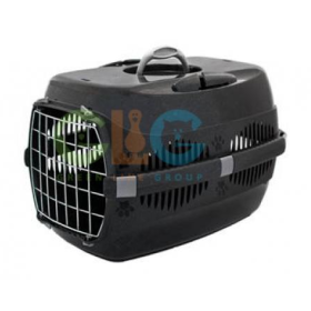 Спутник-ZooM переноска для животных с металлической дверцей и ремнем до 12кг 33*49*32см РП 4093