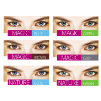 Belmore ILLUSION GEO Magic дышащие цветные контактные линзы силикон-гидрогель