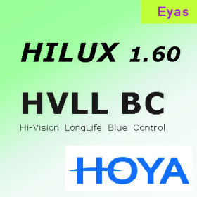 HOYA Hilux 1.60 EYAS Hi-Vision Long Life Blue Control (HVLL-BC) ультратонкие линзы