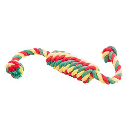 Doglike Игрушка для собак "Сарделька канатная, цветная"