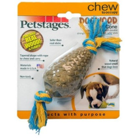 Petstages игрушка для собак Dogwood Шишка 14 см маленькая