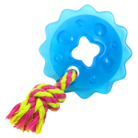 Petstages игрушка для собак Mini "ОРКА кольцо с канатом" диаметр 8 см 