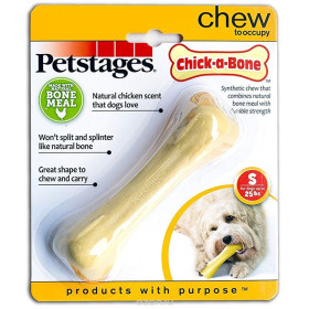 Petstages игрушка для собак Chick-A-Bone косточка с ароматом курицы 