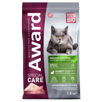 Award Cat SPECIAL CARE Weight Control для стерилизованных кошек со свежим мясом кролика
