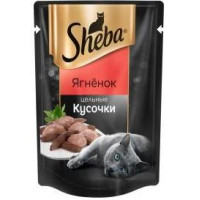 Sheba цельные кусочки в соусе ягненок