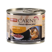 Animonda консервы CARNY ADULT для кошек с курицей и уточкой