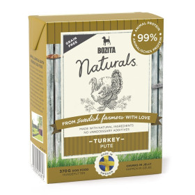 Bozita консервы для собак кусочки в желе с индейкой 370гр