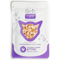 Brit Care влажный корм для котят курица и сыр для котят 80 гр.
