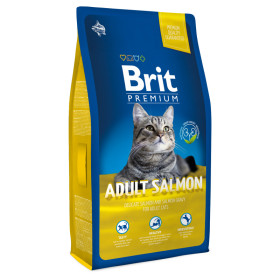 Brit Premium Cat Adult Salmon корм для взрослых кошек с лососем в соусе