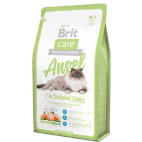 Brit Care Cat Angel Delighted Senior сухой корм для пожилых кошек +7 лет курица