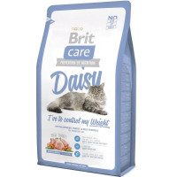 Brit Care Cat Daisy гипоаллергенный корм для кошек с избыточным весом, индейка и рис
