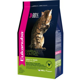 Eukanuba Cat Hairball Control для выведения волосяных комочков