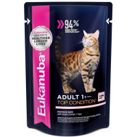 Eukanuba Cat пауч корм для кошек лосось в соусе 85 гр.