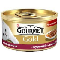 Гурмет Gold для кошек курица-печень 