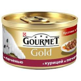 Гурмет Gold для кошек курица-печень 