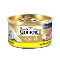 Гурмет Gold консервы для кошек курица паштет
