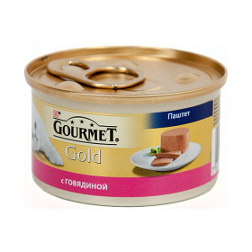 Гурмет Голд консервы для кошек Мусс говядина