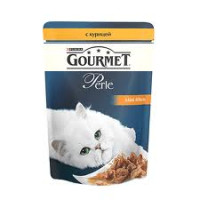 Гурмет Перл консервы для кошек  кусочки курицы в подливе 