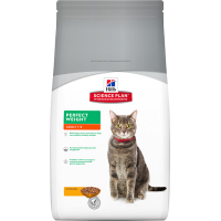 HILLS SP Идеальный вес сухой корм для взрослых кошек курица