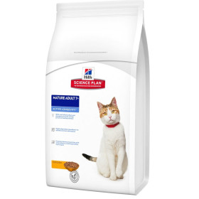 HILLS SP SENIOR Cat +7 CHICKEN сухой корм для кошек 7+ курица 