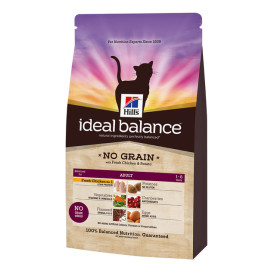 Hills Ideal balance feline adult NO GRAIN with Fresh Chicken and Potato кошек курица и картофель беззерновой