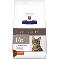 HILLS PD l/d сухой корм для взрослых кошек при заболеваниях печени 