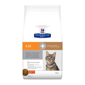 HILLS PD k/d+Mob сухой корм  для кошек почки+ суставы 2 кг.