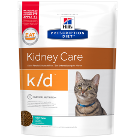 HILLS PD K/D сухой корм для взрослых кошек с заболеваниями почек тунец