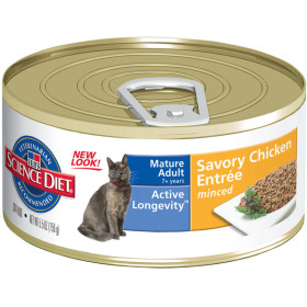 HILLS SP Mature Adult Cat консерва для пожилых кошек 7+ курица