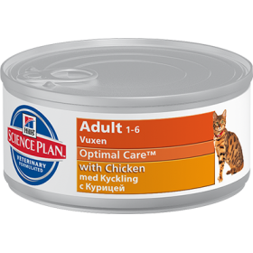 HILLS SP Adult Cat Chicken консервы для взрослых кошек с курицей 82 гр