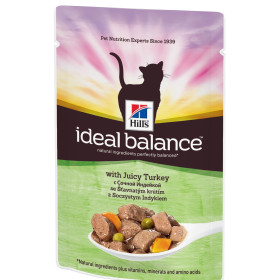 Hills Ideal Balance feline консервы для кошек с Индейкой 82 гр