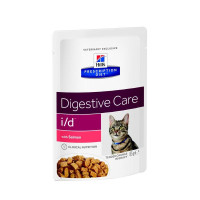 HILLS PD i/d пауч для кошек с заболеваниями ЖКТ лосось 85 гр