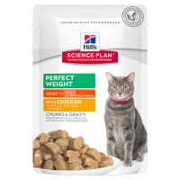 HILLS SP влажный корм для взрослых кошек идеальный вес курица пауч 85 гр.