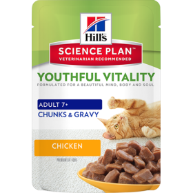 HILLS SP Mature Adult Cat влажный корм для кошек старше 7 лет курица 82 гр 