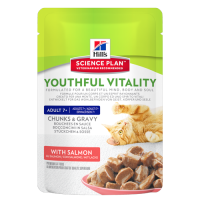 HILLS SP Mature Adult Cat влажный корм для кошек старше 7 лет лосось 85 гр 