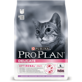 Проплан Cat Delicate для кошек с чувствительным пищеварением, с индейкой