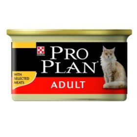 Проплан консервы для взрослых кошек курица