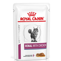Royal Canin vet Renal Feline влажная диета для кошек при хронической почечной недостаточности говядина