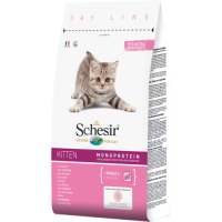 Schesir полнорационный сухой корм для котят с курицей
